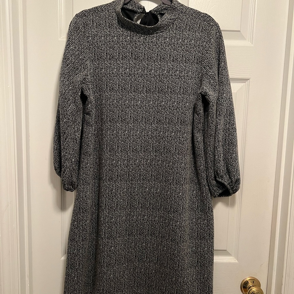 Elegant Black and White Women's Dress